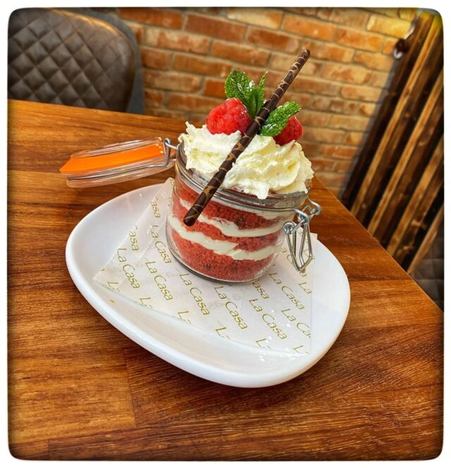 A delicious dessert special "Malika Red Velvet" as created by our Dessert Chef Malika.

We are open since 1pm today serving your favourite Tapas dishes & Chef specials. 💚❤️

https://www.lacasatapas.ie/reservations/
Call or WhatsApp us on 087 440 5546 

#atasteofspaininmayo #communitysupport #Mayo2025 #foodlovers #TapasPlates #claremorris
#dessertlovers❤️ #CommunitySupport #connaughtfinal #May2025 #maythe4thbewithyou #GAA #